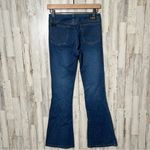 Mudd  Vintage Y2K Low Rise Flare Jeans Star Print Glitter Sparkle Womens‎ Sz 3/27 Photo 7