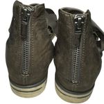 Eileen Fisher  Women’s Size 8.5 Gray Mesh Zanya Strappy Platform Zip Back Sandals Photo 6