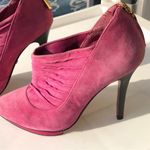 Vintage Buffalo London Pink suede platform booties 7 Photo 1