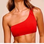 Andie Swim 'The Wyndwood' Bikini Swim Top in Cherry Red NWT Size XL Photo 8