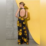 Alice + Olivia NWT- Delora Rose Print Sleeveless Maxi Dress Size 2 Photo 8