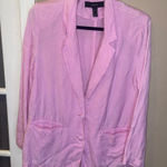 Forever 21 Vibrant Pink blazer jacket woman’s size medium Photo 0