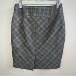 The Limited  plaid pencil skirt in brown tan yellow Photo 1