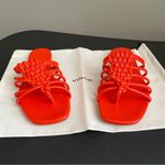 Vince  Womens Dae Strappy Toe Flat Sandals Burnt Orchid 6 M Photo 2