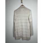 All Saints Spitafields Pointelle Knit Cardigan Sweater Womens 10 Cream Beige Photo 3