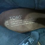 Toms “Majorca” Gray Floral Suede Leather HeeledPeep-Toe Sandal Boots Size 7 Photo 14