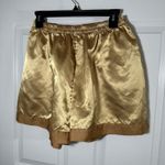 Victoria's Secret 2 PC Sleep Shorts Life Is Good Victoria Secret Gold Large Sleep Pajama Bottoms Photo 3