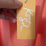 Kona Sol NWT  Women's Solid Crop Long Sleeve SPF 50+ Large Peach/Pink Photo 7
