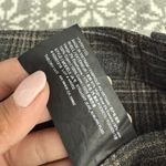 Theory  Women's Virgin Wool Stretch Plaid Straight Leg Pants Brown Size 12 Photo 6