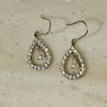 Macy's Macy’s Crystal Orbital Pavé Drop Earrings Photo 1