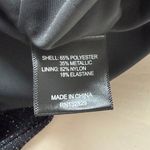 NBD NWT  Revolve Black Shimmer Sienna Catsuit Jumpsuit Sheer‎ Sleeves Ruched, S Photo 11