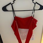 Red Ohio State University Gameday Tie Tank Top Photo 1