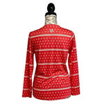 Magellan outdoors  Women’s Christmas Long Sleeve Fishing Shirt Small Red Photo 4