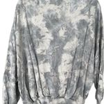 Young Fabulous and Broke  Juliette tie dye sweatshirt in blue and gray Photo 1