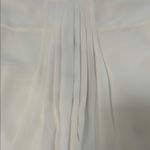 NYDJ Cream 3/4 Sleeve Relaxed Blouse Photo 6