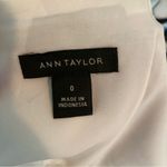 Ann Taylor  Gingham Tie Back Flare Dress Blue and White Size 0 Photo 4