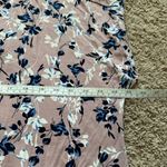 J.Jill Wearever Pleated Back Tunic Dusty Plum Floral Size XL Photo 6