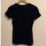 Nike  The Tee Athletic Dept SCORED Navy Blue Womens Size Small Slim Fit Photo 2
