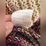 In Loom  Soft Knit Colorful Open Sweater Size M/L Photo 9