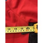 ZARA  Off The Shoulder Red Midi Dress Short Sleeve Size Medium Preppy Holiday Photo 9