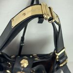 Jimmy Choo  Ramona black soft leather leather metal logo embellished satchel bag! Photo 3