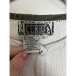 Vintage Butterfly Beaded Flower Embroidered Cardigan Size Small Grannycore White Photo 7