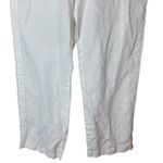 Athleta Women’s Sz 4 Linen Pants in White Style #213046 Photo 4