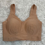 Commando  Butter Blend Comfort Bra Nude Seamless V Neck Wireless Size M Photo 0