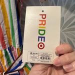 Target NWT  Pride Striped Woven Shirt Dress Size Small Photo 4