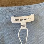 Rebecca Taylor  ruched u dress blue new nwt midi Photo 4