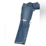 Good American Good American Good Legs Crop Distressed Indigo Wash Jeans Sz 8 / 29 Photo 9