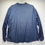 Vintage The Vermont Company Denim Shirt 1X Embroidered Western Boho Cottagecore Blue Photo 2