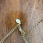 EXPRESS NEW  Gold Layered Statement Necklace Oval Circular Chain Egyptian NWOT Photo 5