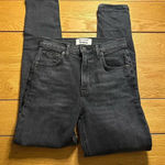 Reformation high & skinny crop black jeans 25 Photo 0