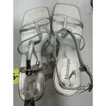 Womans NWOT Modatope Strappy Open Toe Slingback Formal Sandals 10 Silver Photo 5