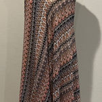 Chic Multicolor Zigzag Pattern Dress Blue Photo 0