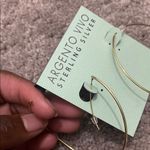 Argento Vivo Gold Plated Sterling Silver Hoop Earrings Photo 3