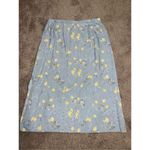 Emma James Women’s Cottage Flowers & Butterflies Blue/yellow Maxi Skirt 16P Photo 5