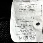 Armani Collezioni  Virgin Wool Trouser Checkered Dress Pants Wide Leg Black 6 Photo 2