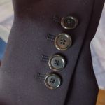 Ann Taylor  - petites brown blazer with shoulder pads size 8 petite Photo 2