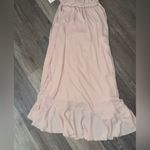 Show Me Your Mumu BNWT  Jess Riffle Midi Dress Blush Pink - Size Medium Photo 7