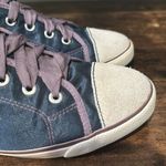 Boden Blue Satin Sneakers size 41‎ (9.5 US) Photo 2