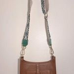 Borse in Pelle leather crossbody purse Green Photo 0