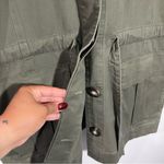 J.Jill  Olive Drawstring‎ Utility Jacket Size X-Large Photo 8