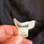 Garage Cropped Hoodie with Butterfly Embroidery – Black, Size Small Photo 2