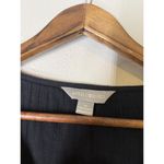 April Cornell Black Gauzy Dress Womens Sz M Floral Embroidered Boho Feminine Size M Photo 4