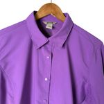 Duluth Trading Co Snap Front Shirt Long Sleeve Vented CoolPlus Outdoors Purple L Size L Photo 1