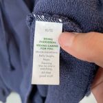 Aerie  Navy Blue V Neck Bishop Sleeve Sweatshirt Top Size Women's XL Photo 9