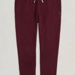 Maroon women’s logo polo joggers sweatpants green drawstring casual pants 98$ Red Size L Photo 0