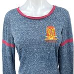 Harry Potter Gryffindor House Women's Blue Long Sleeve Pullover Tee Shirt Top M Photo 2